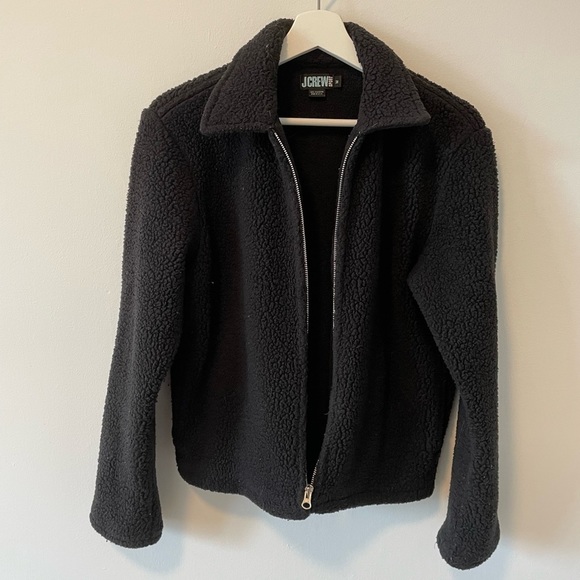 J.Crew Teddy Sherpa Zip Up Jacket - Picture 3 of 10